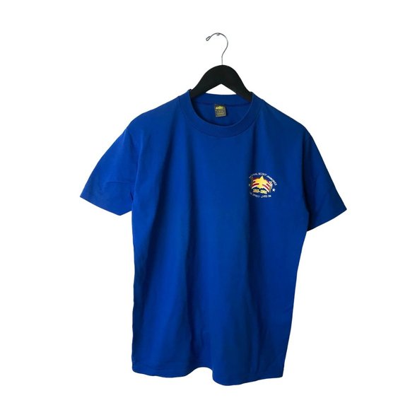 80s Vintage Jerzees By Russell National Scout Jamboree T Shirt USA 1985 Medium M - Picture 2 of 16